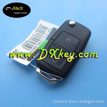 Best Price car key fob for VW ustom car key fob VW remote key 2 buttons 433Mhz